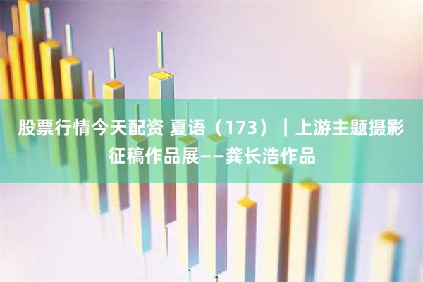 股票行情今天配资 夏语(173)|上游主题摄影征稿作品展——龚长浩作品